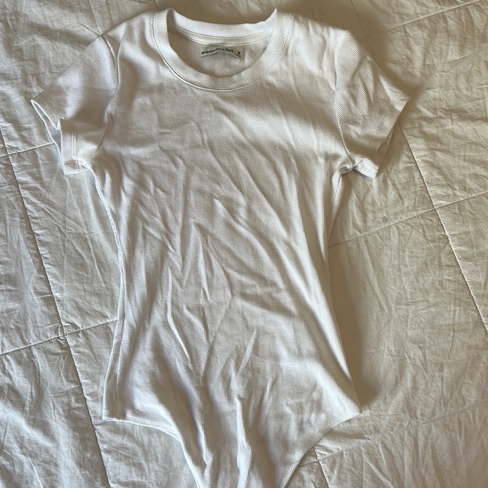 Abercrombie & Fitch White Bodysuit